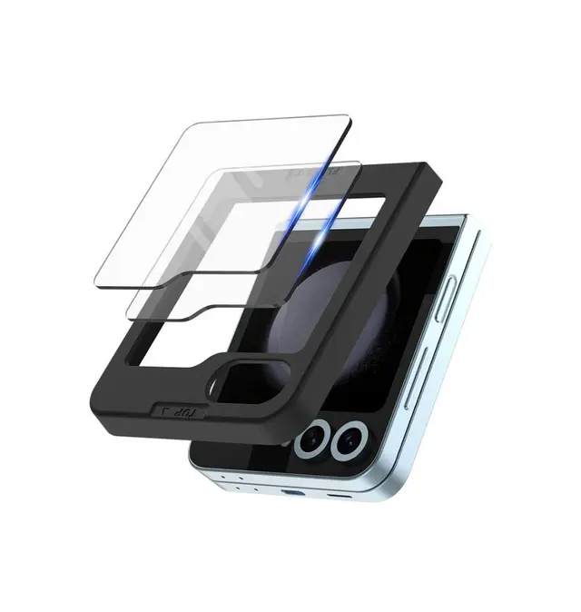 Araree Core Tempered Glass 2Pack Clear for Samsung  Galaxy Z Flip CLONE  6